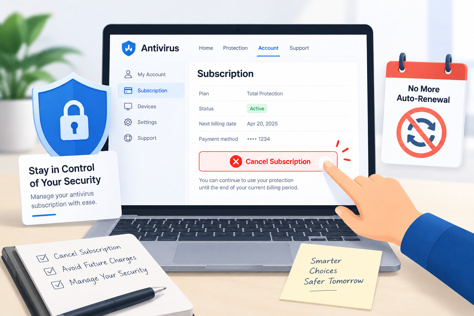 How to Cancel Antivirus Subscription